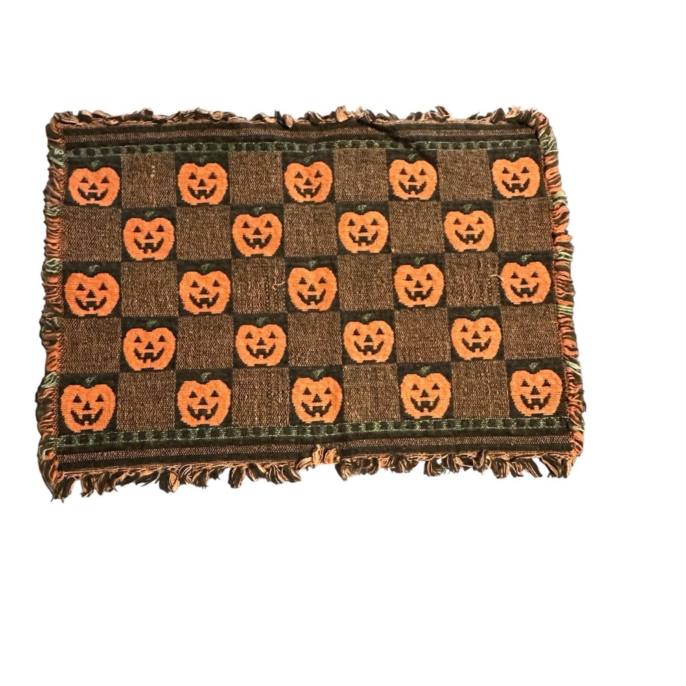 Halloween Pumpkin Patterned Placemat